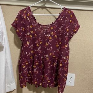 Cute flower blouse